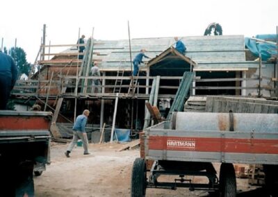 1992 – Aus- und Umbau der Werkstatt und Lagerflächen