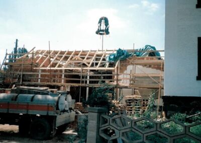 1992 – Aus- und Umbau der Werkstatt und Lagerflächen